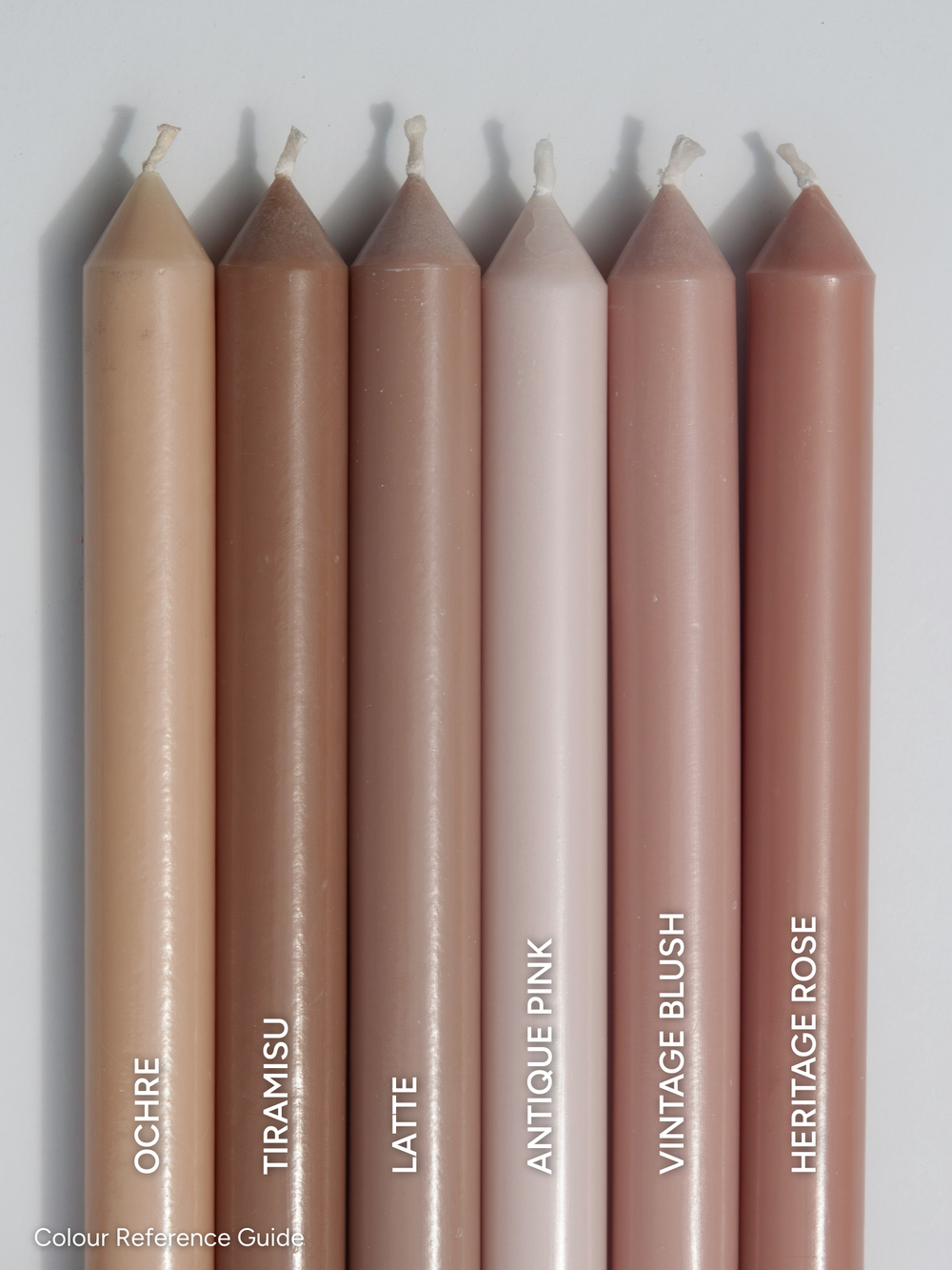 Ochre 30cm Dinner Candle Pack of 4