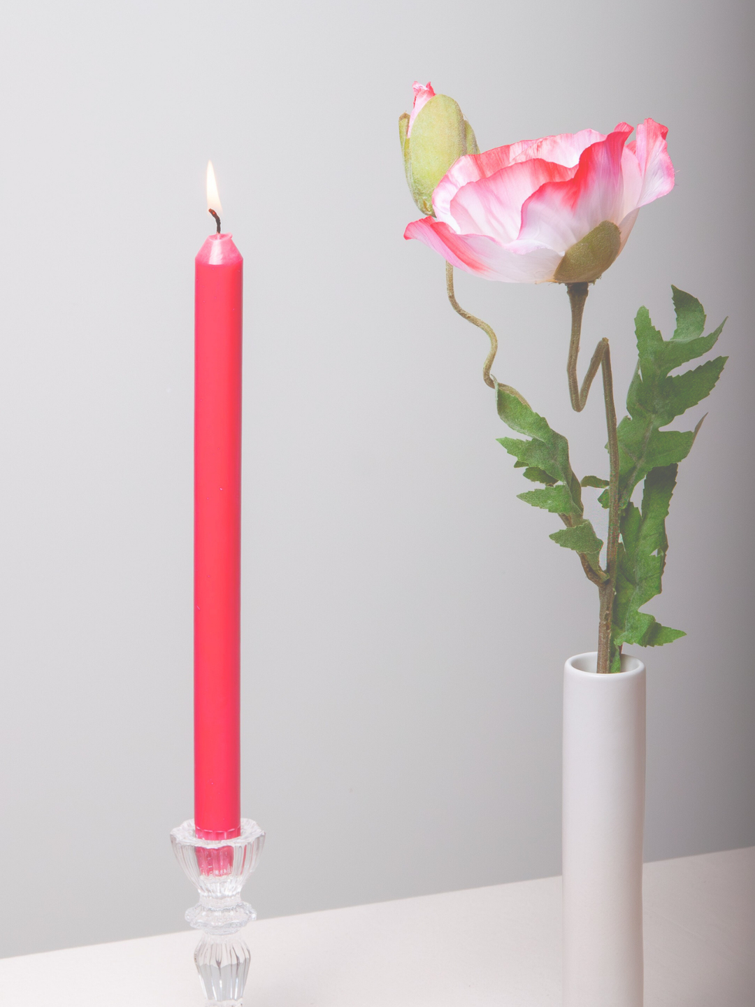 Poppy Stem Pink mix 68cm Pack of 1