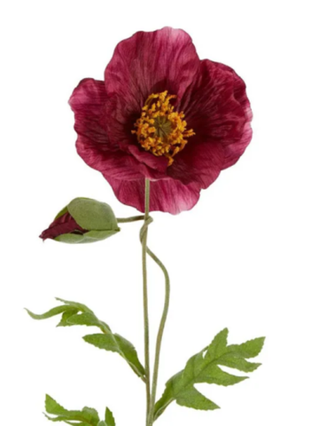 Poppy Stem Plum 68cm Pack of 1