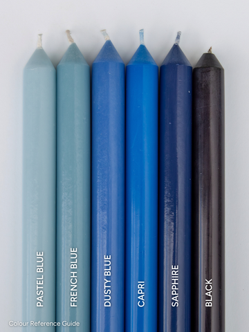 Pastel Blue 5cm x 7.5cm Slim Pillar Pack of 1