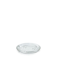 Clear Small Classic Glass Pillar Plate