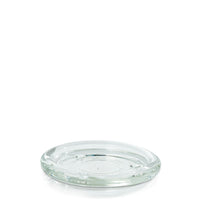Clear Medium Classic Glass Pillar Plate