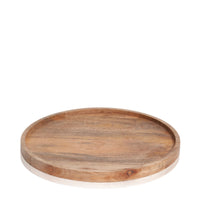 Natural Wood Hunter Round Wooden Tray