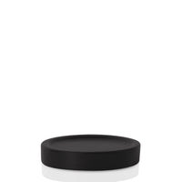 Black Lola Ceramic Pillar Plate