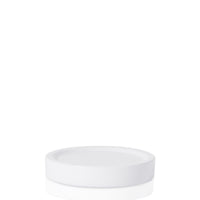 White Lola Ceramic Pillar Plate