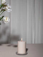Clear Evangeline Glass Pillar Plate