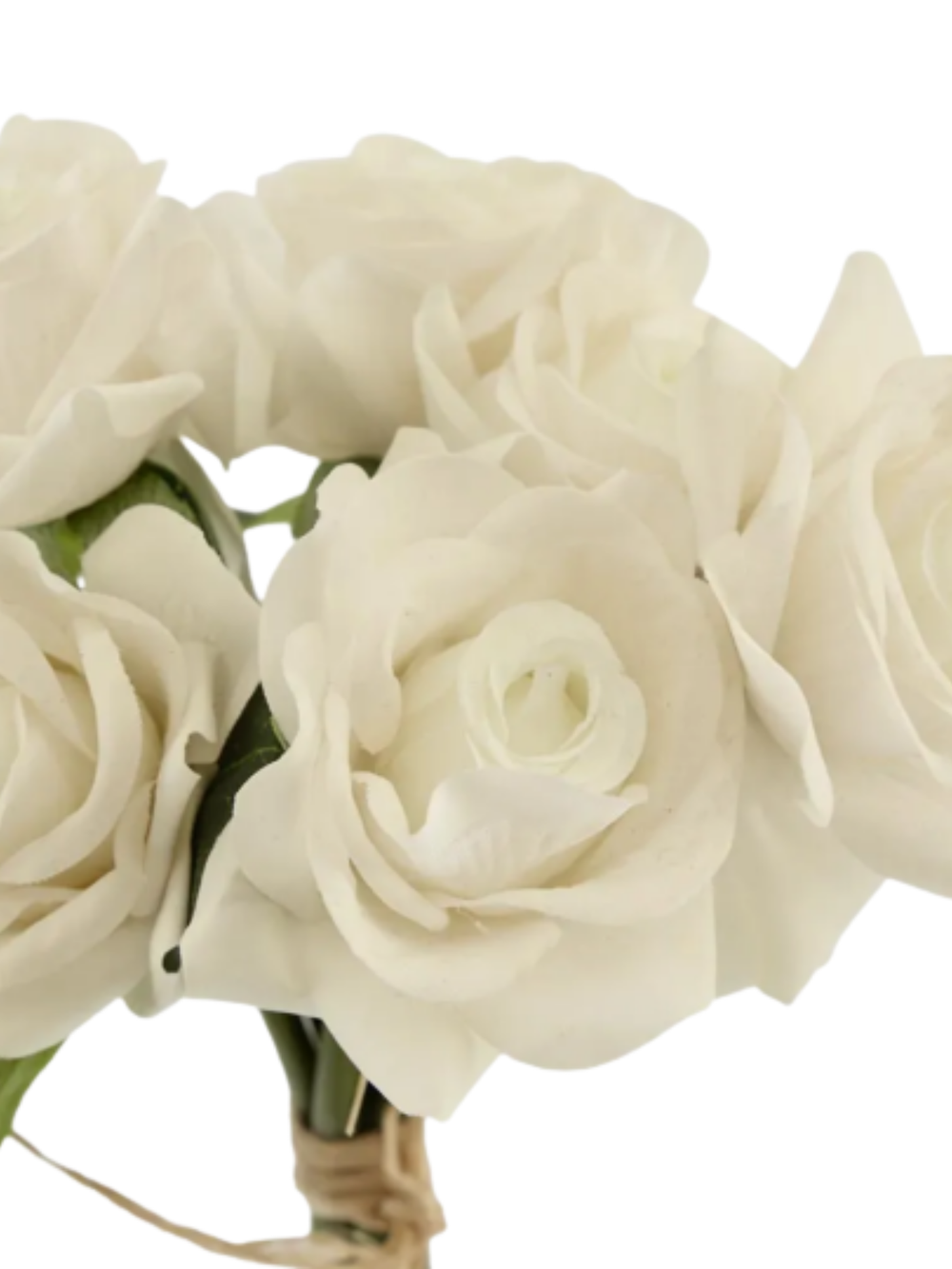 Real Touch Rose Bouquet White Pack of 1