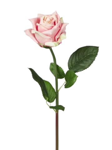 Real Touch Rose Light Pink 46cm Pack of 1