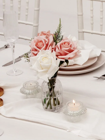 Real Touch Rose Light Pink 46cm Pack of 1