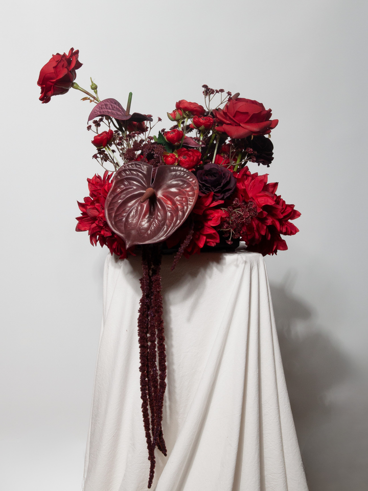 Burgundy Wedding Flower Cloud - Large