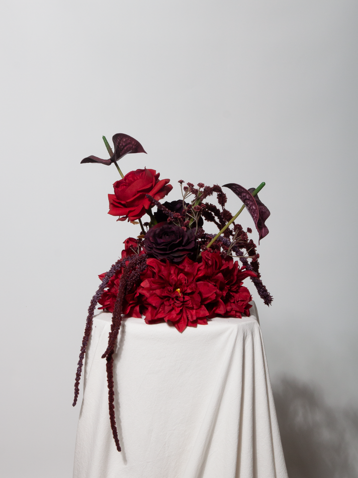 Burgundy Wedding Flower Cloud - Small