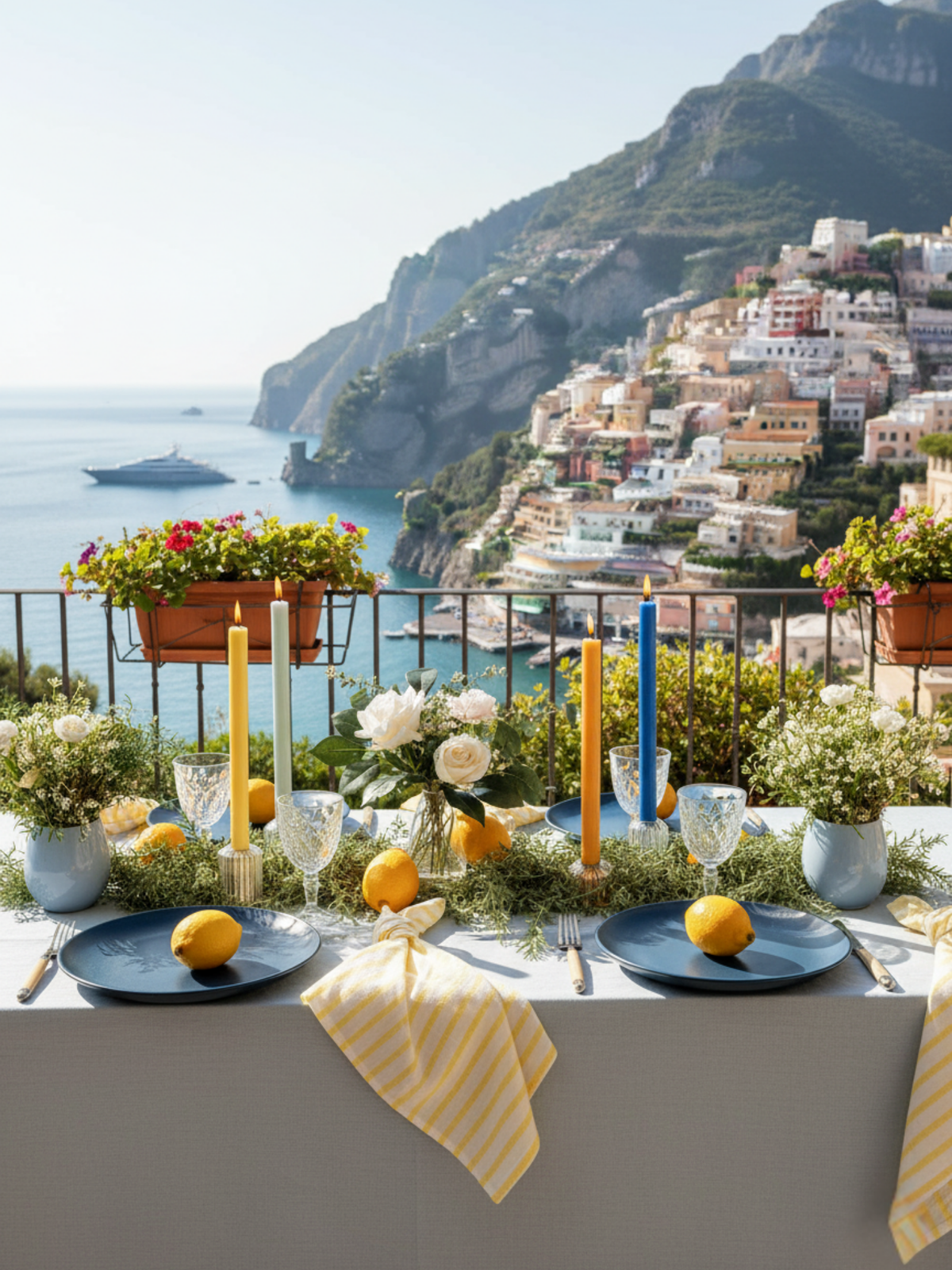 Amalfi 30cm Mixed Pack Dinner Candle