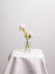 Blush Pink Rose Bud Vase - Small