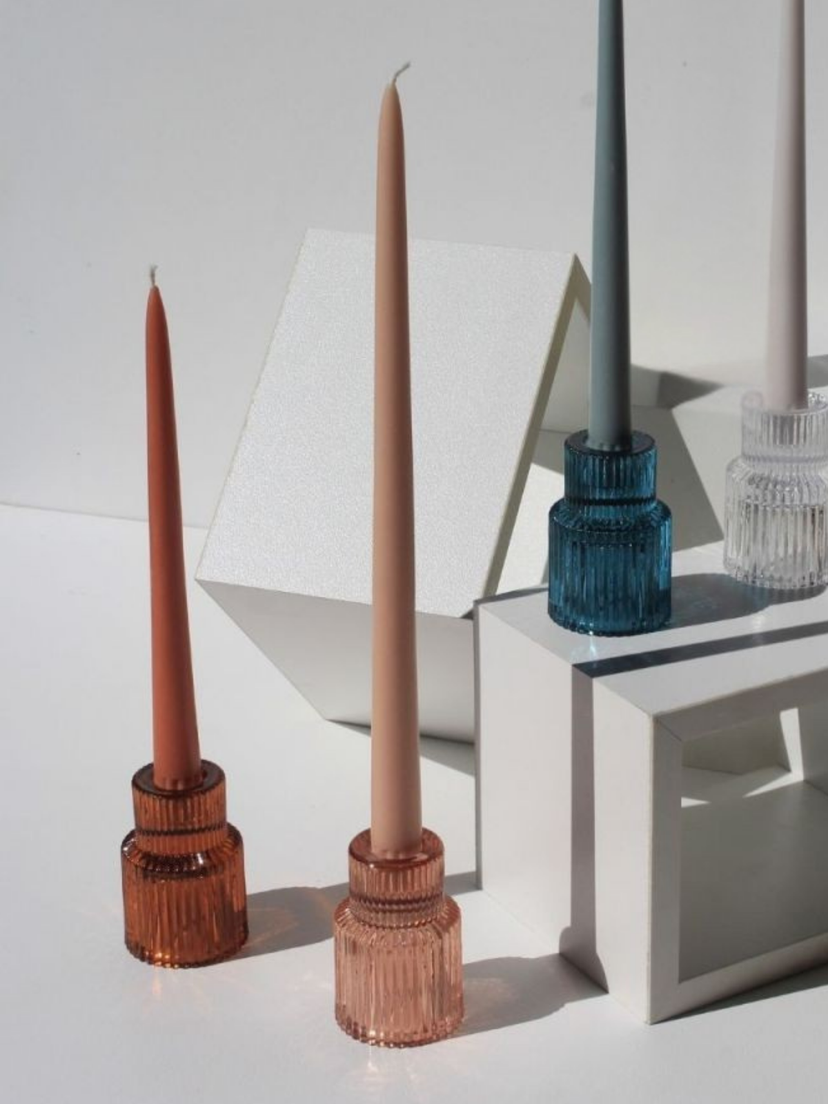 Champagne Arlo Vintage Candle Holder