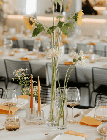 Clear Glass Cube Candle Holder - Small Pack of 1