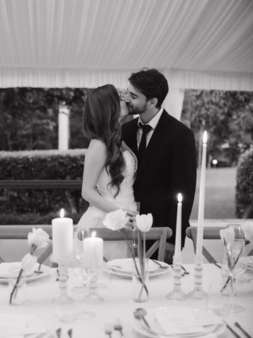 White 35cm Taper Candles with Estelle Glass Holders - Set of 12 Pack of 12