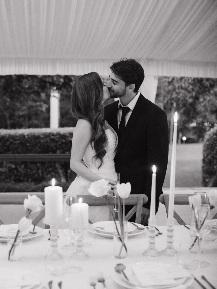 White 35cm Taper Candles with Estelle Glass Holders - Set of 12 Pack of 12