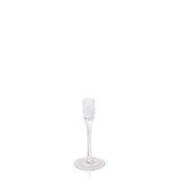 Clear Vivienne Glass Candle Holder - Small