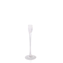 Clear Vivienne Glass Candle Holder - Large Pack of 1