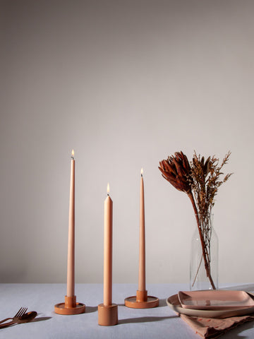 Desert Sand Margot Ceramic Candle Holder Pack of 1