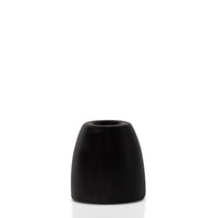 Black Ebony Ceramic Candle Holder