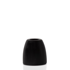 Black Ebony Ceramic Candle Holder Pack of 1