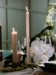 Valley Mist Ebony Ceramic Candle Holder Pack of 1