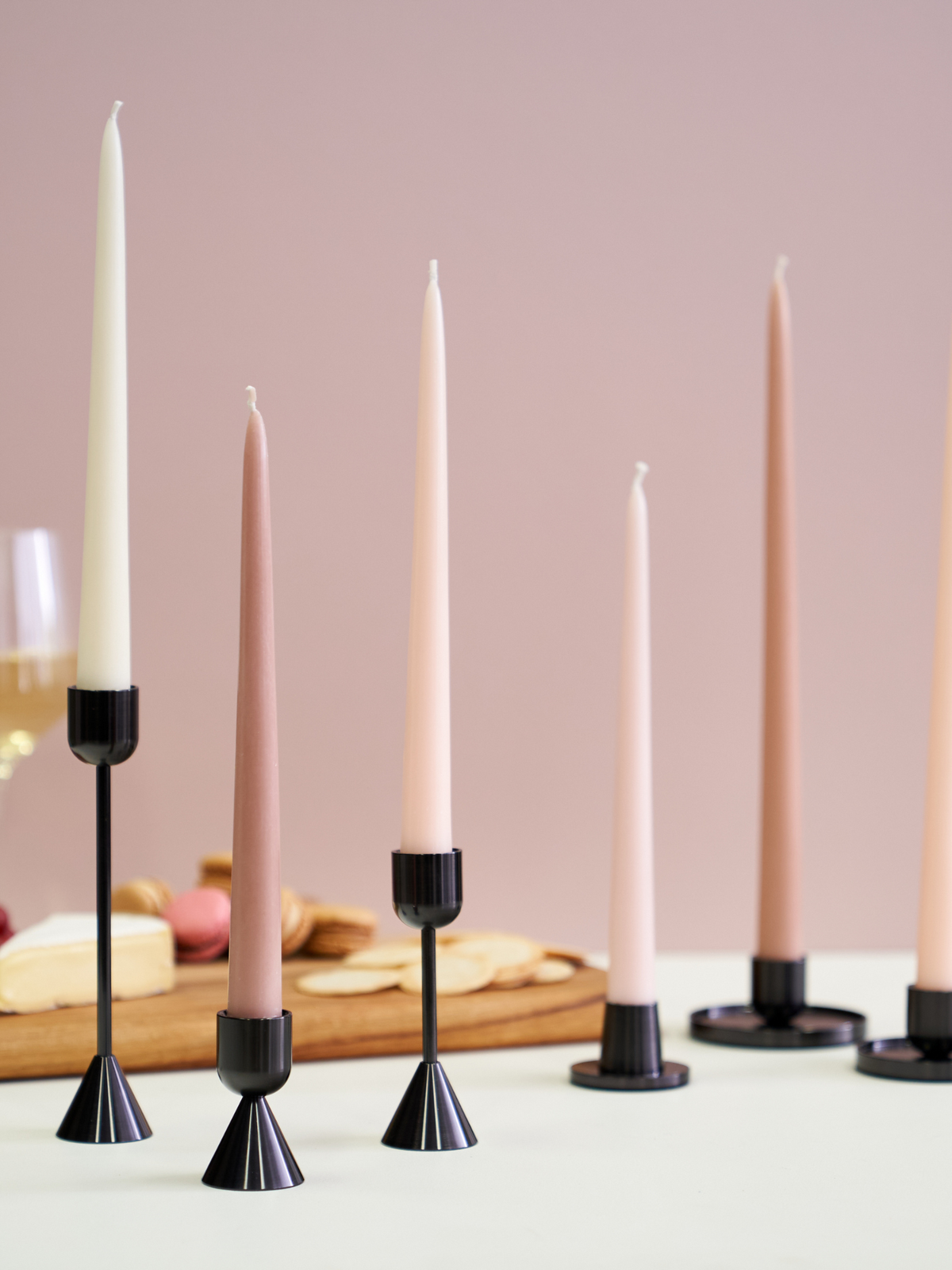 Black Harper Candle Holder