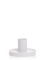 White Maya Metal Candle Holder - Small Pack of 1