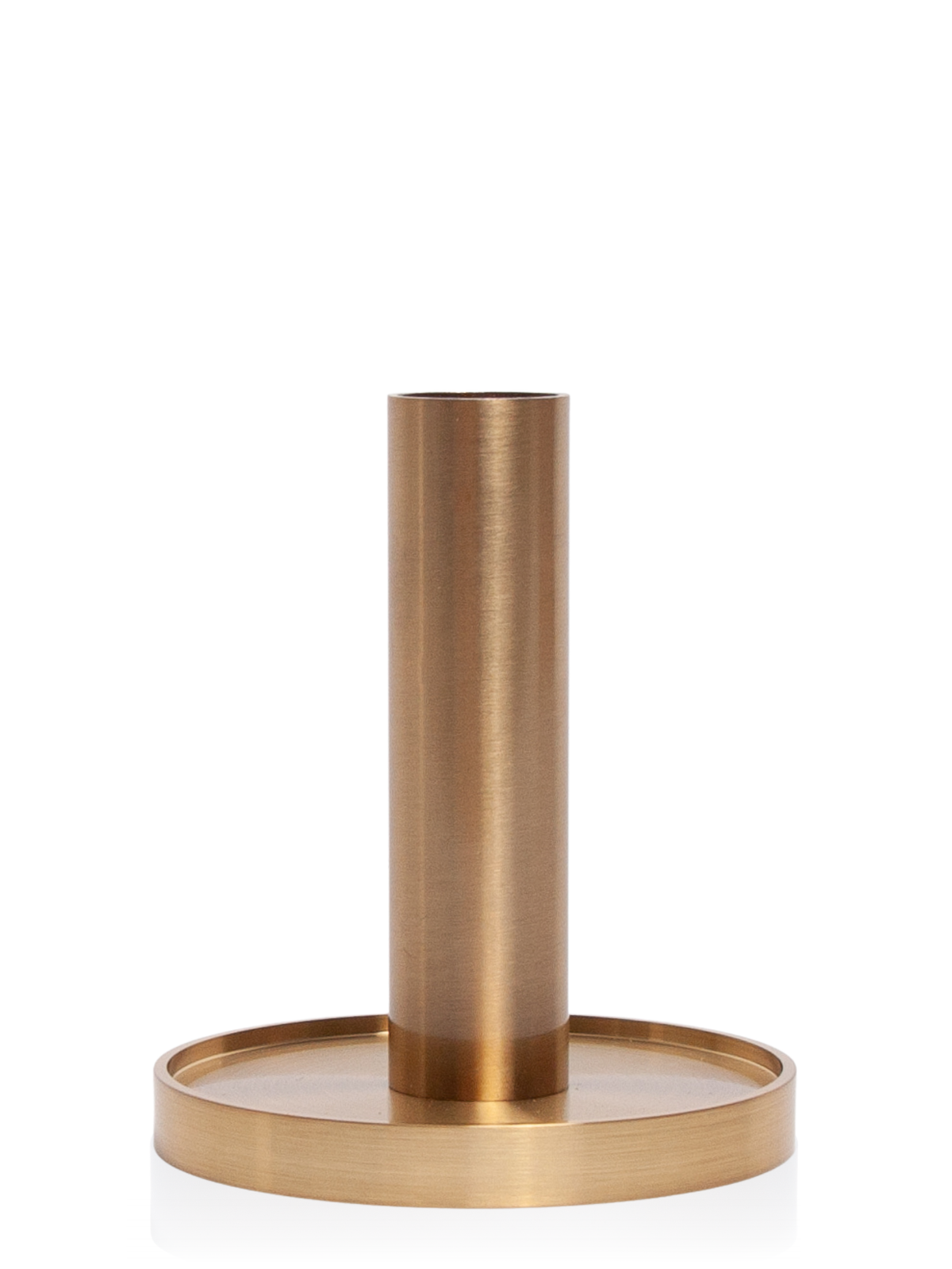 Gold Maya Metal Candle Holder - Large Pack of 1