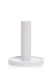 White Maya Metal Candle Holder - Large Pack of 1