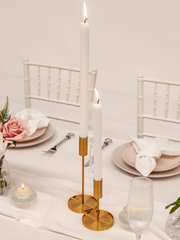 Gold Aria Metal Candle Holder - Medium Pack of 1