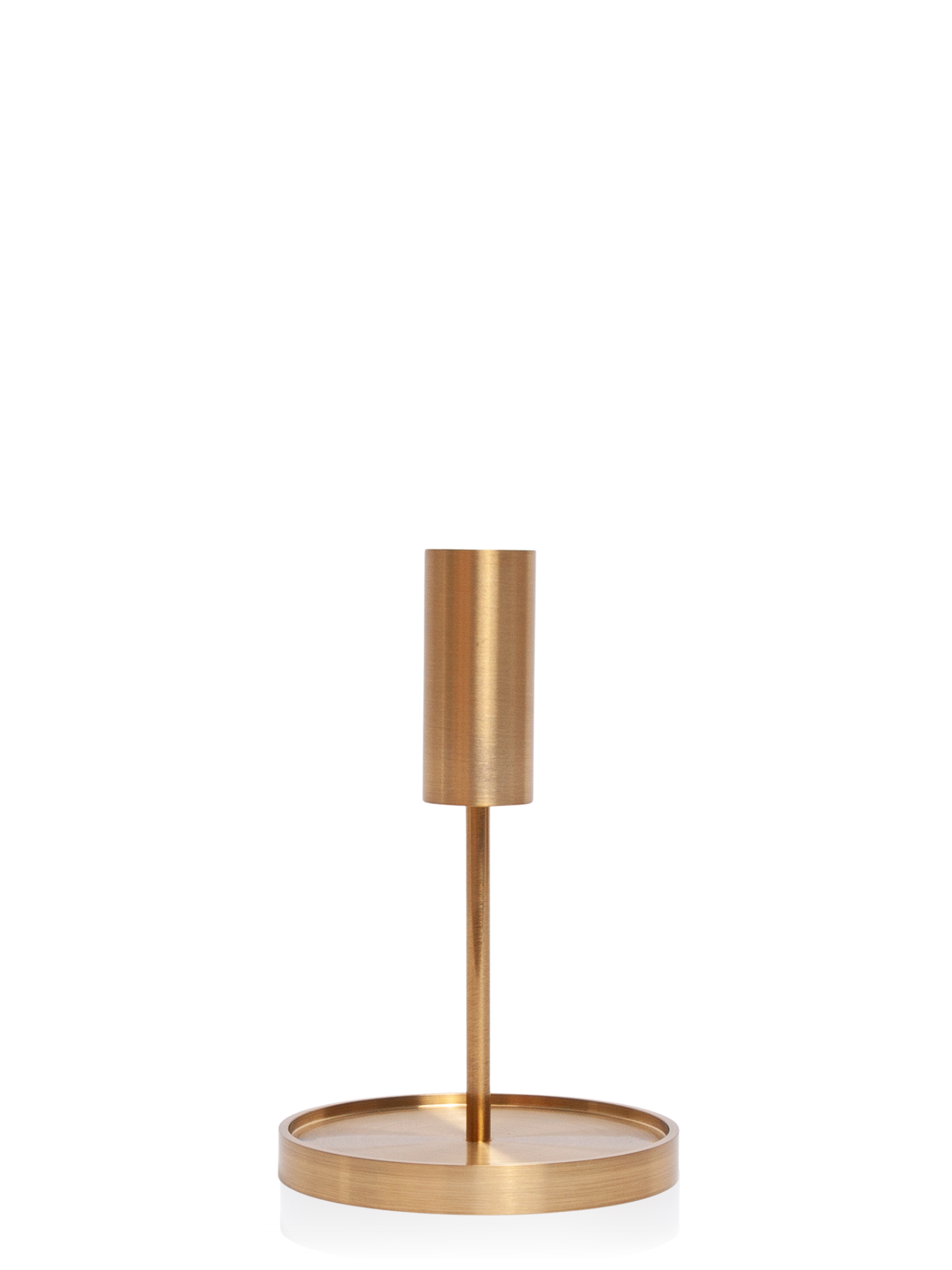 Gold Aria Metal Candle Holder - Medium Pack of 1