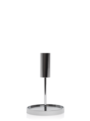 Silver Aria Metal Candle Holder - Medium Pack of 1
