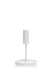 White Aria Metal Candle Holder - Medium Pack of 1
