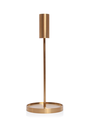 Gold Aria Metal Candle Holder - Large Pack of 1