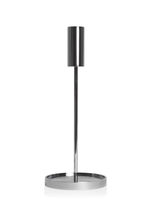 Silver Aria Metal Candle Holder - Large
