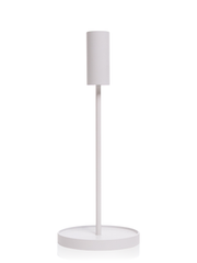 White Aria Metal Candle Holder - Large Pack of 1