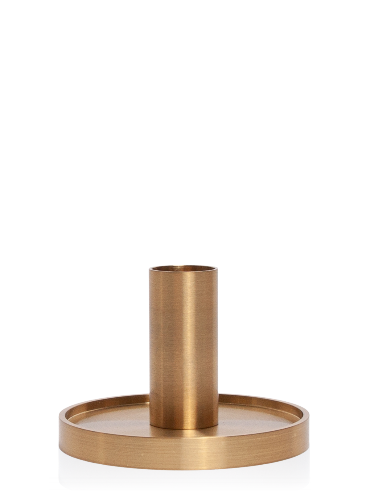Gold Maya Metal Candle Holder - Medium Pack of 1