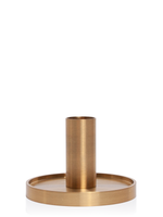 Gold Maya Metal Candle Holder - Medium