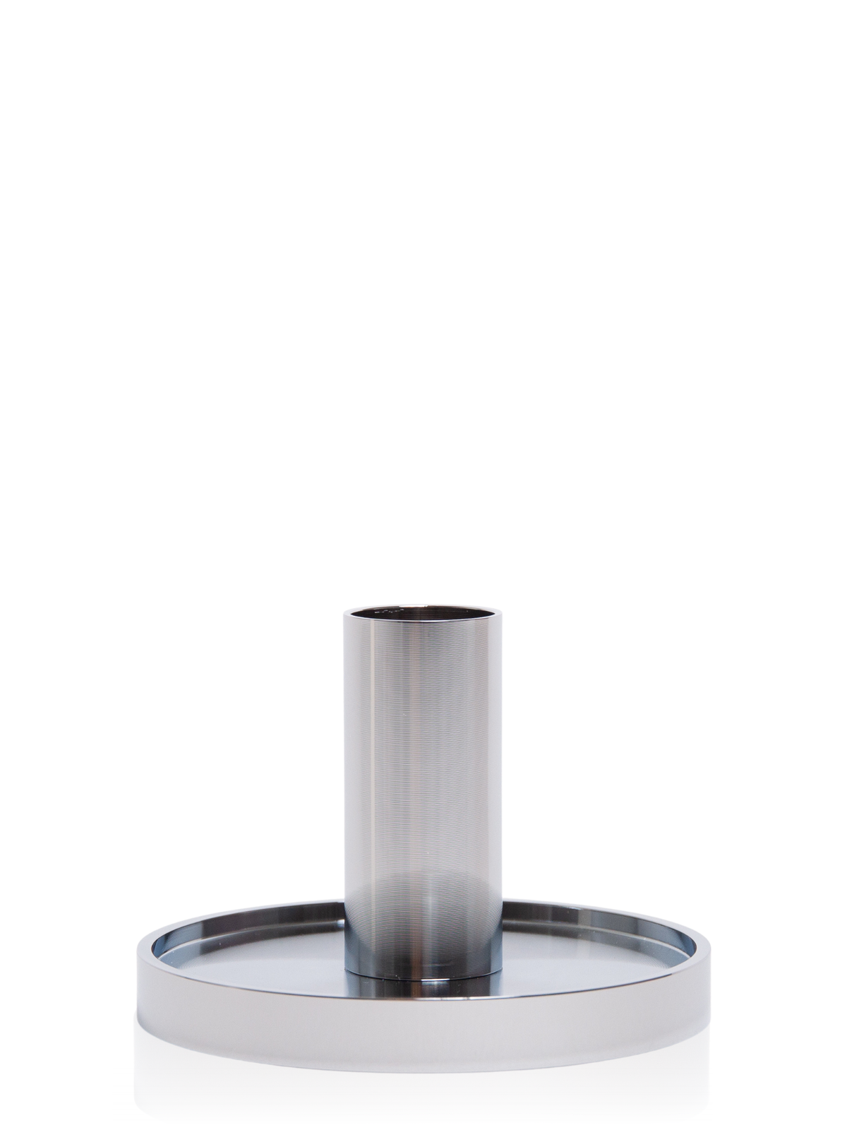 Silver Maya Metal Candle Holder - Medium Pack of 1