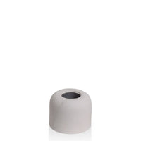 White Sienna Marble Candle Holder - Small