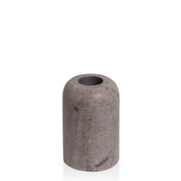 Beige Sienna Marble Candle Holder - Large
