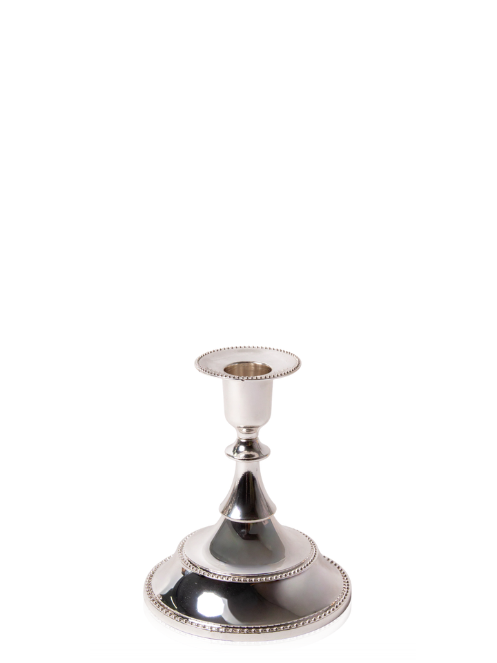 Juliette Antique Silver Candle Holder - Small