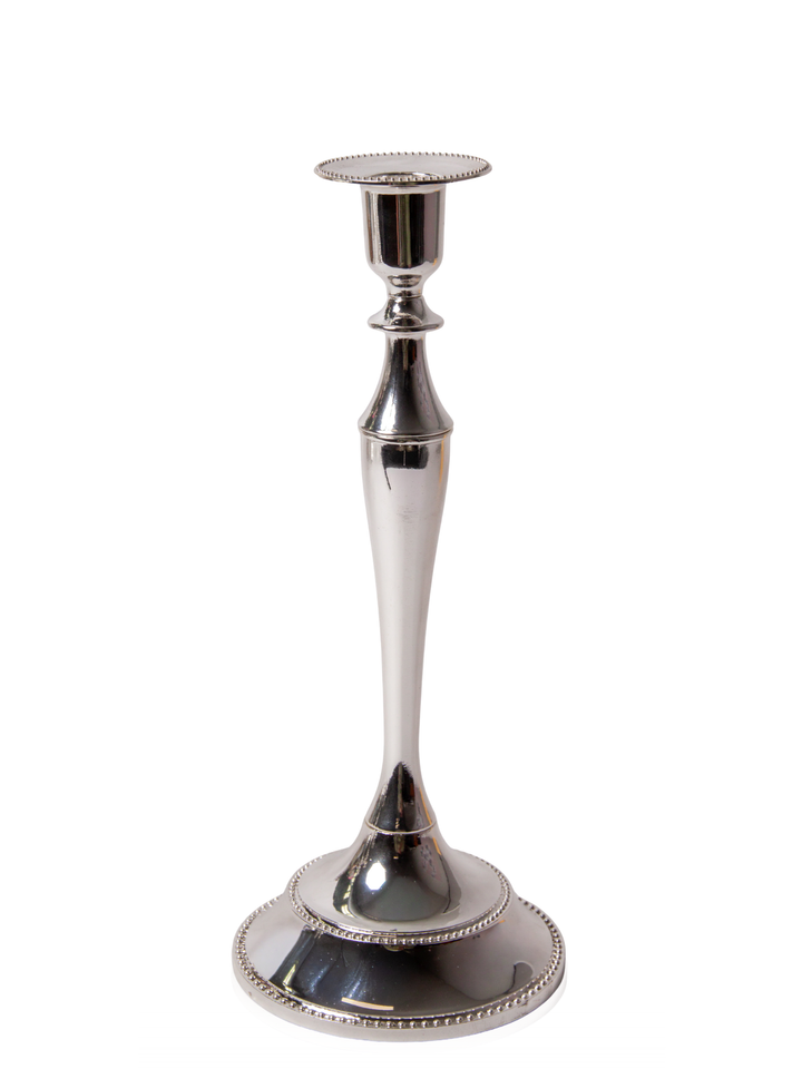 Juliette Antique Silver Candle Holder - Medium