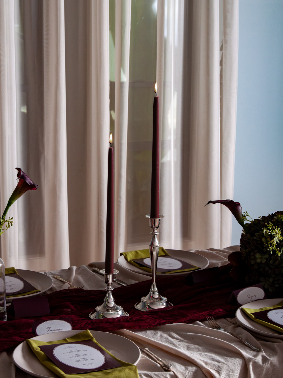 Juliette Antique Silver Candle Holder - Medium