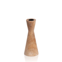 Natural Wood Ember Wooden Candle Holder - Medium