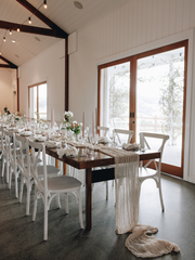 Wheat Cheesecloth Table Runner