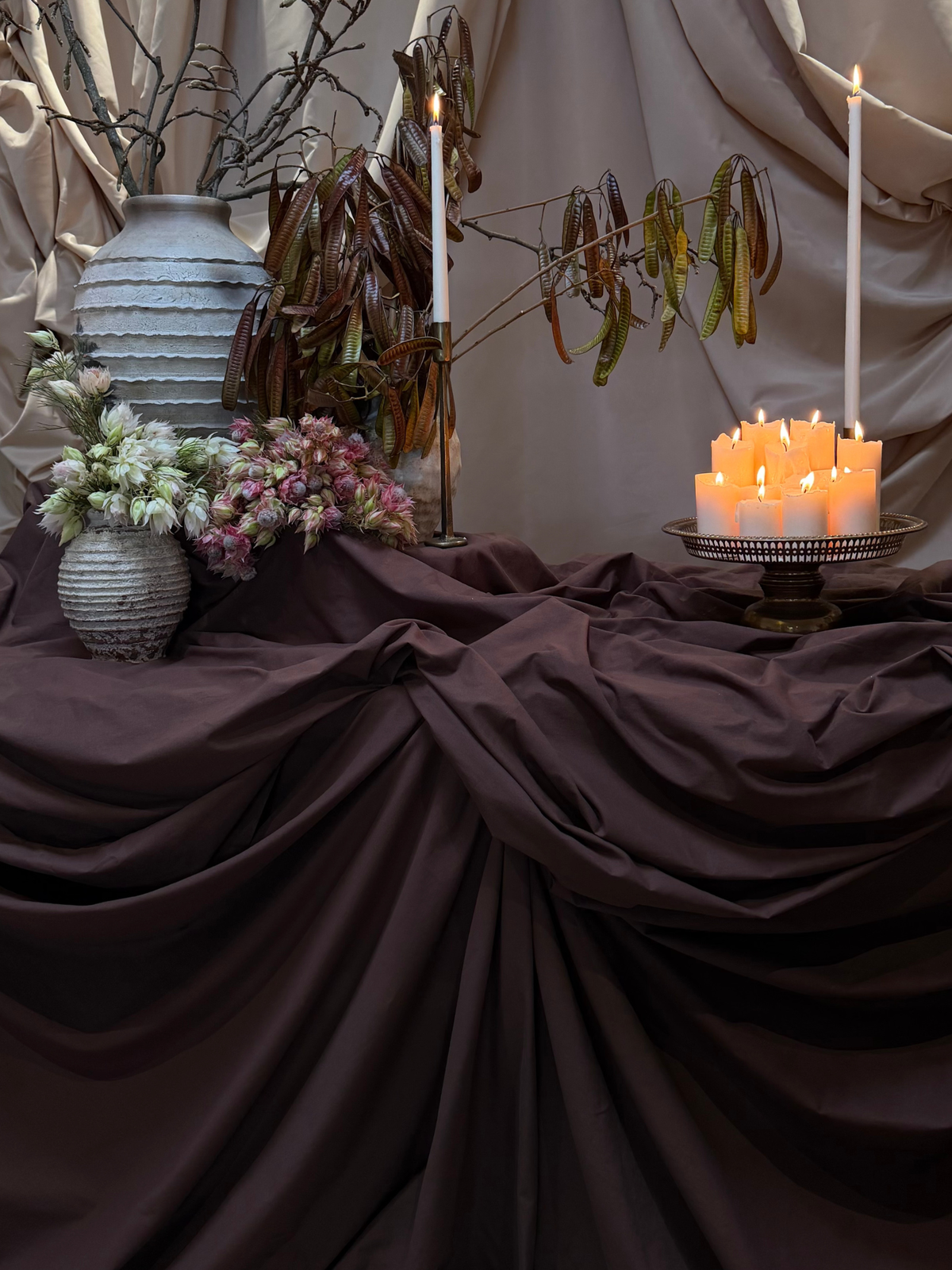 Espresso Rectangle Tablecloth - Medium