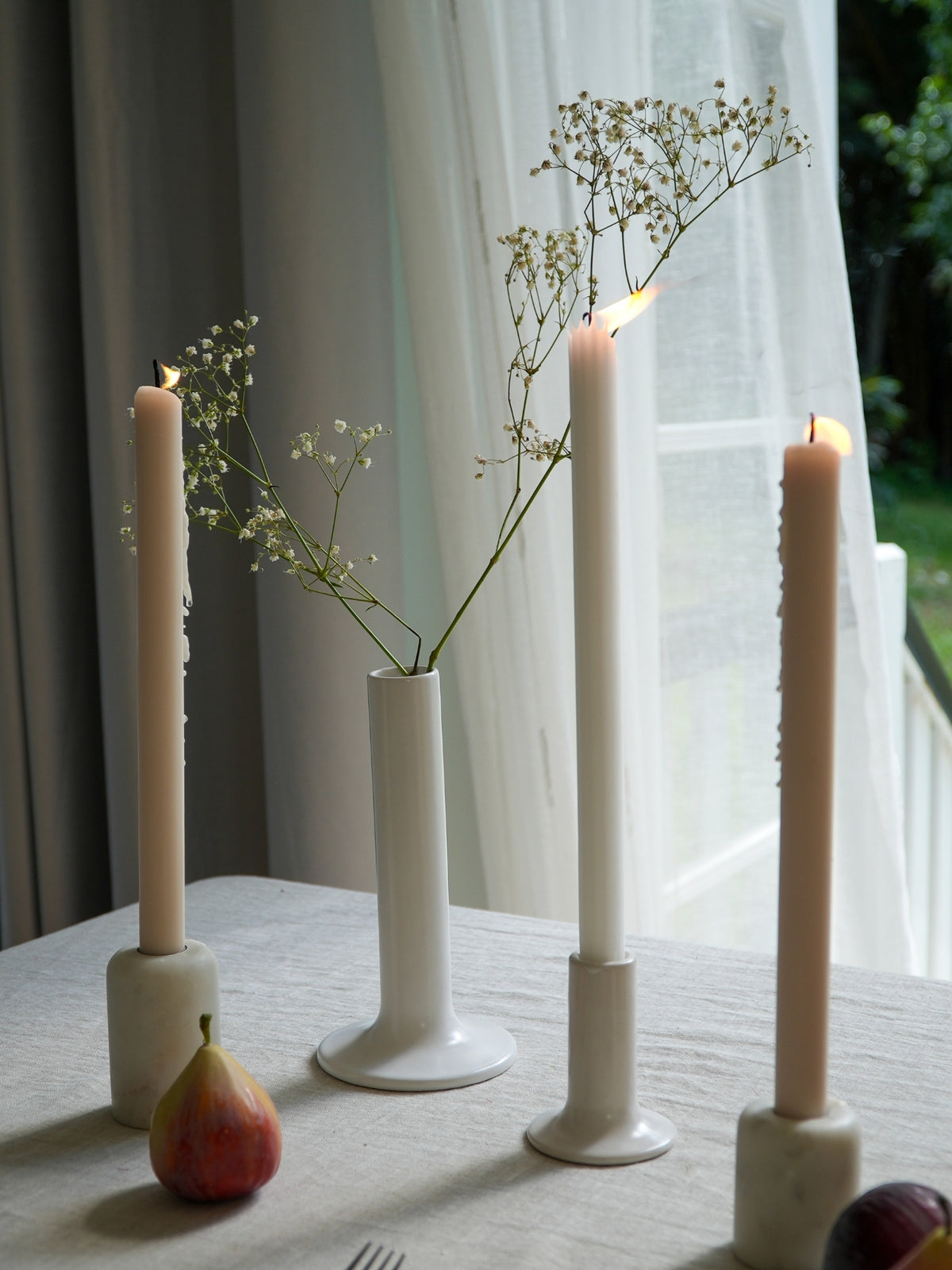 Lace Carmela Ceramic Bud Vase